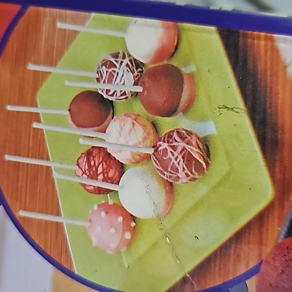 Cake Pop baking Kit Cooking Tray reusable pop sticks use any cake mix metal - Picture 11 of 12